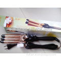 Ceramic hair curling iron three barrels,Professional hair curler